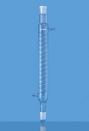 GRAHAM COILED CONDENSER With Drip Tip