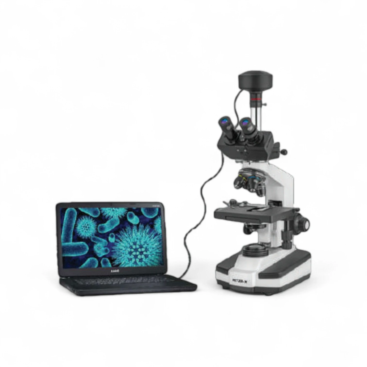 TRINOCULAR DIGITAL RESEARCH MICROSCOPE WITH USB DIGITAL CAMERA ABTZ - 5000 DTM