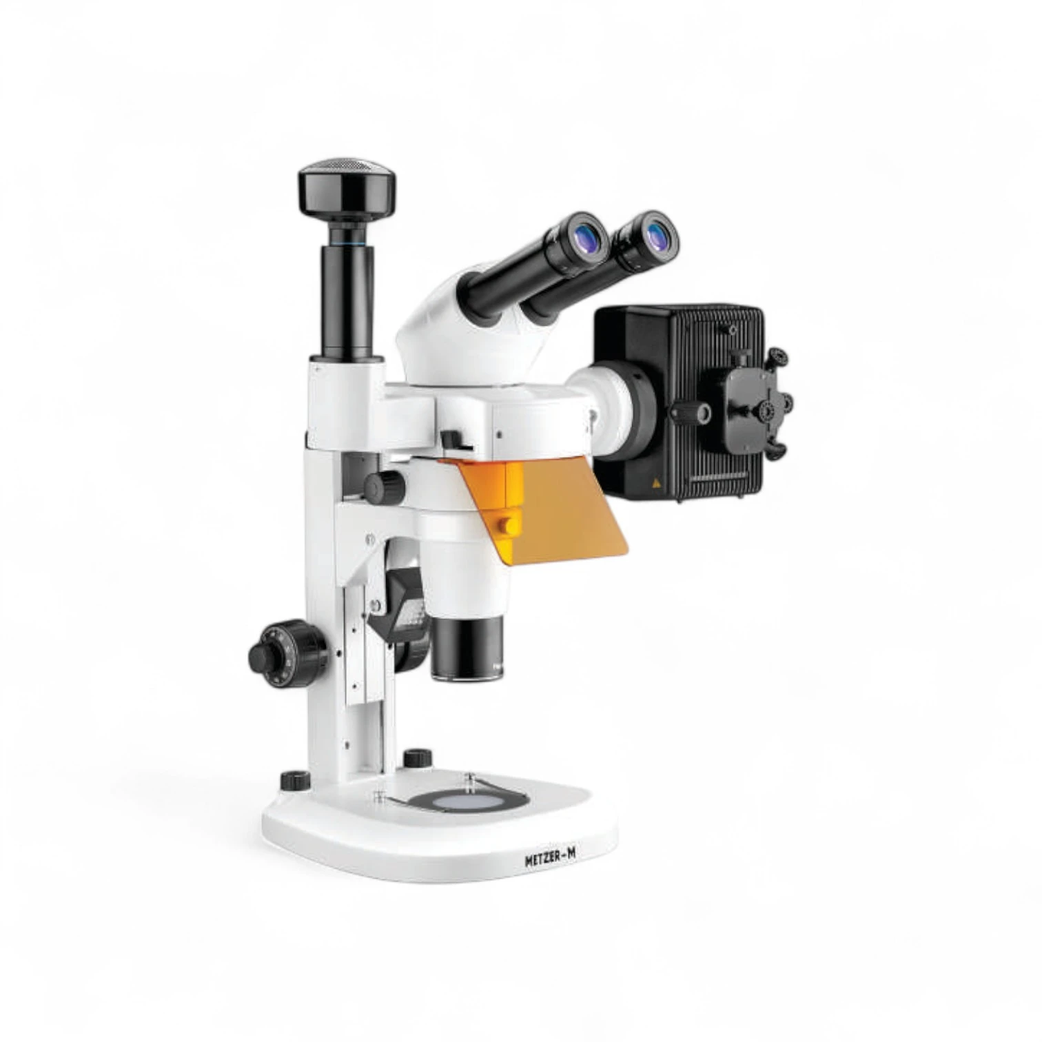 TRINOCULAR FLUORESCENCE STEREO ZOOM MICROSCOPE ABTZ - 8000 FL ZOOM