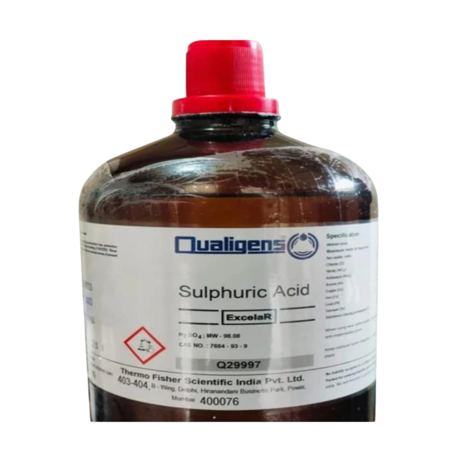 Sulphuric Acid (H₂SO₄)
