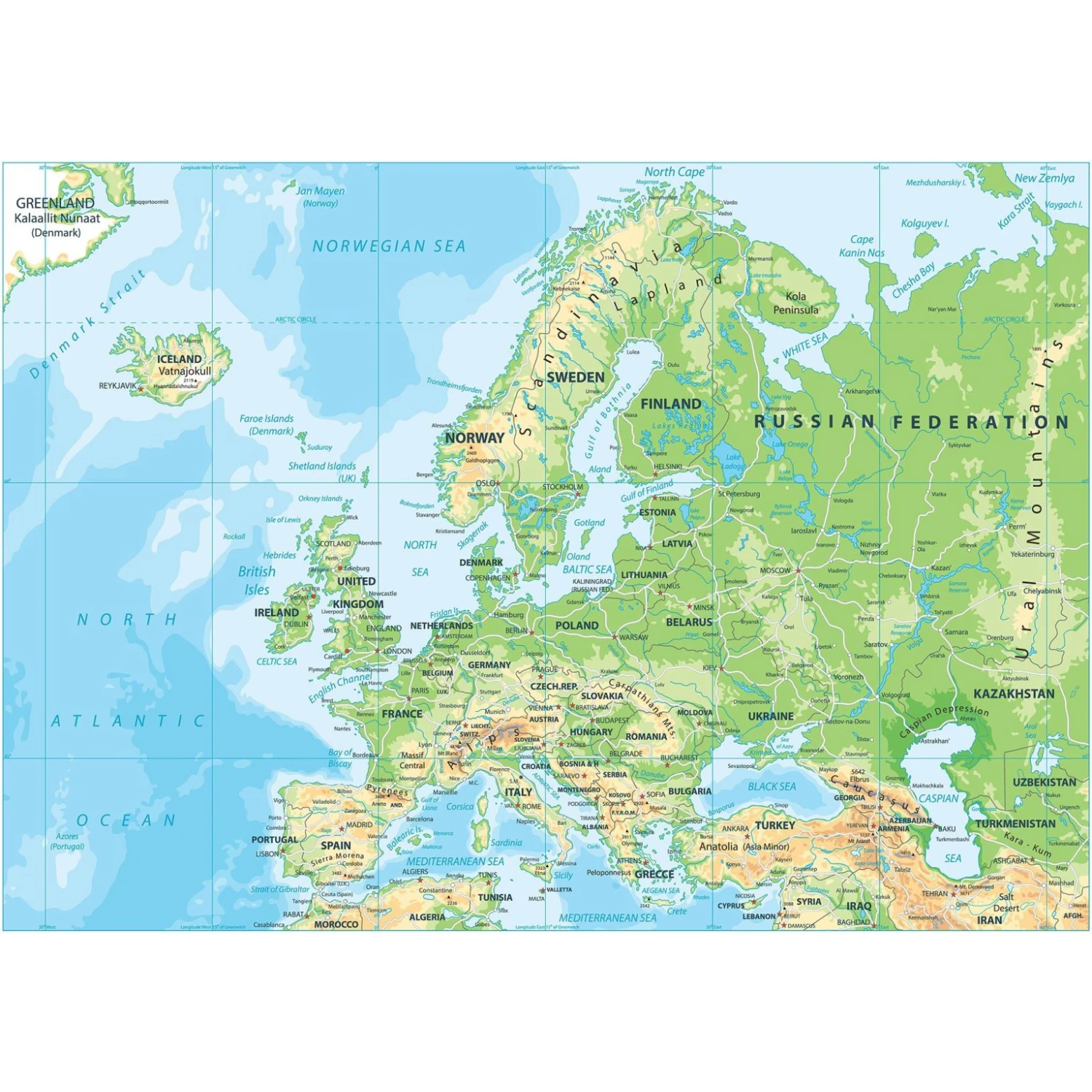 Maps of Europe