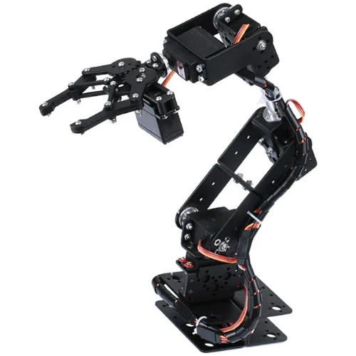 6DOF Full Metal DIY Robotic Arm Kit – 6 Axis Robot Arm Without Servos