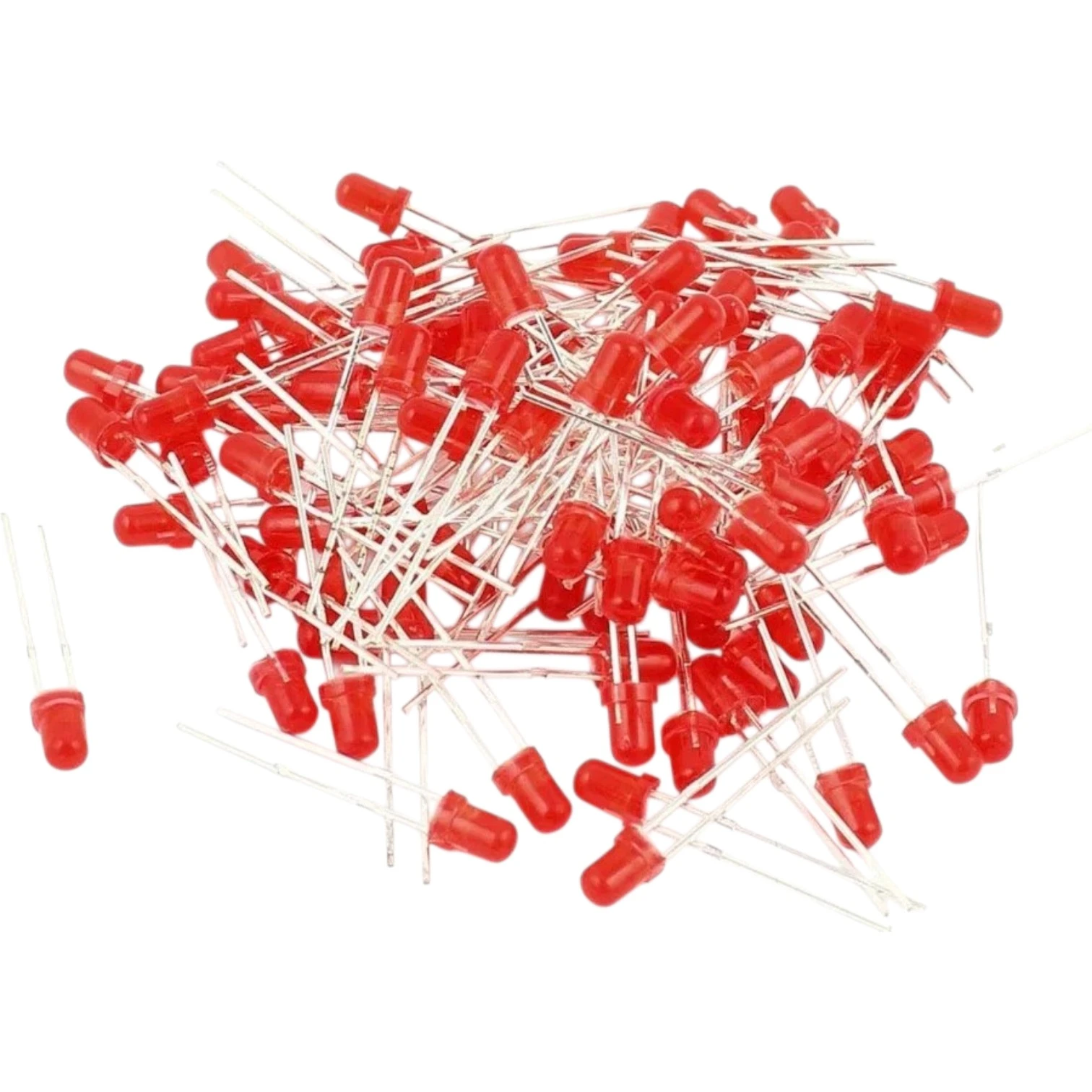 5mm LED Red Lights - Pack of 50pcs