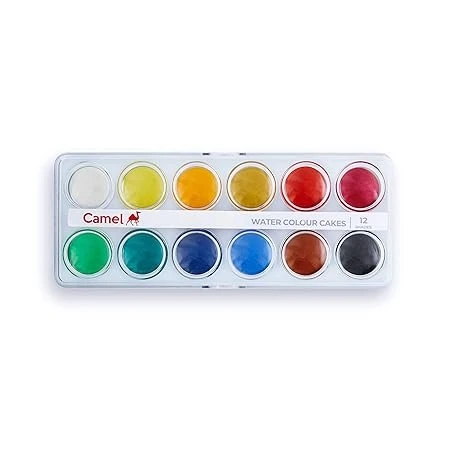 Student Water Color Cakes - 12 Shades