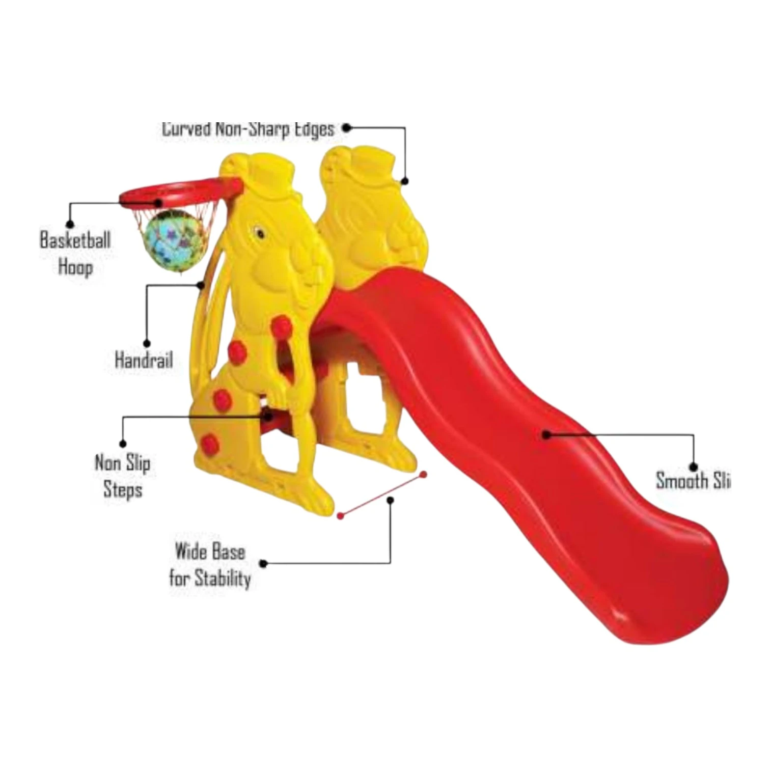 Bunny Wavy Slide PGS-4308