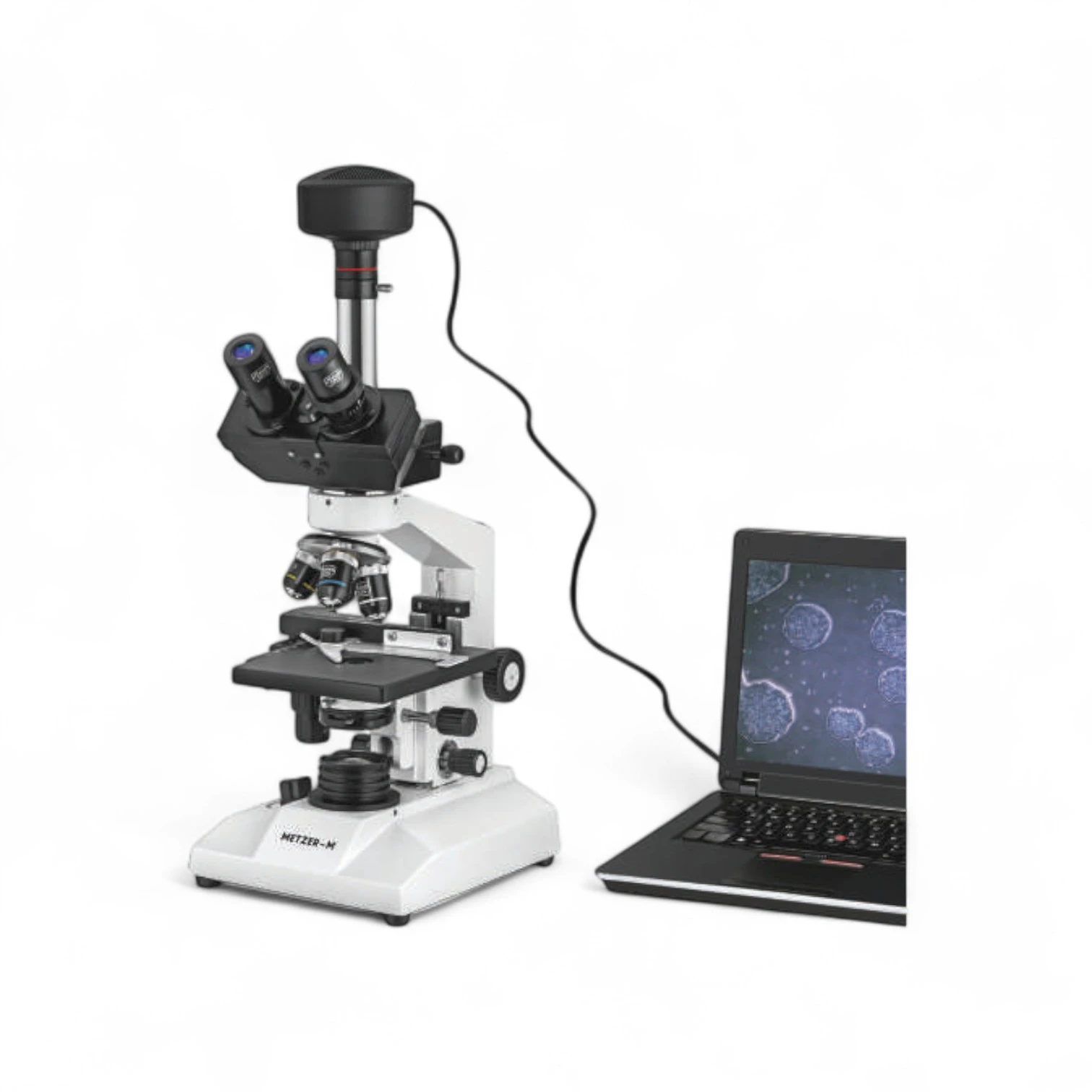 DIGITAL TRINOCULAR REASEARCH MICROSCOPE WITH USB DIGITAL CAMERA. ABTZ - 779A