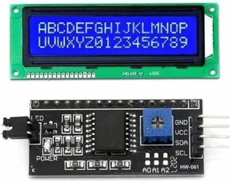 16×2 (1602) and 20×4 (2004) I2C LCD displays