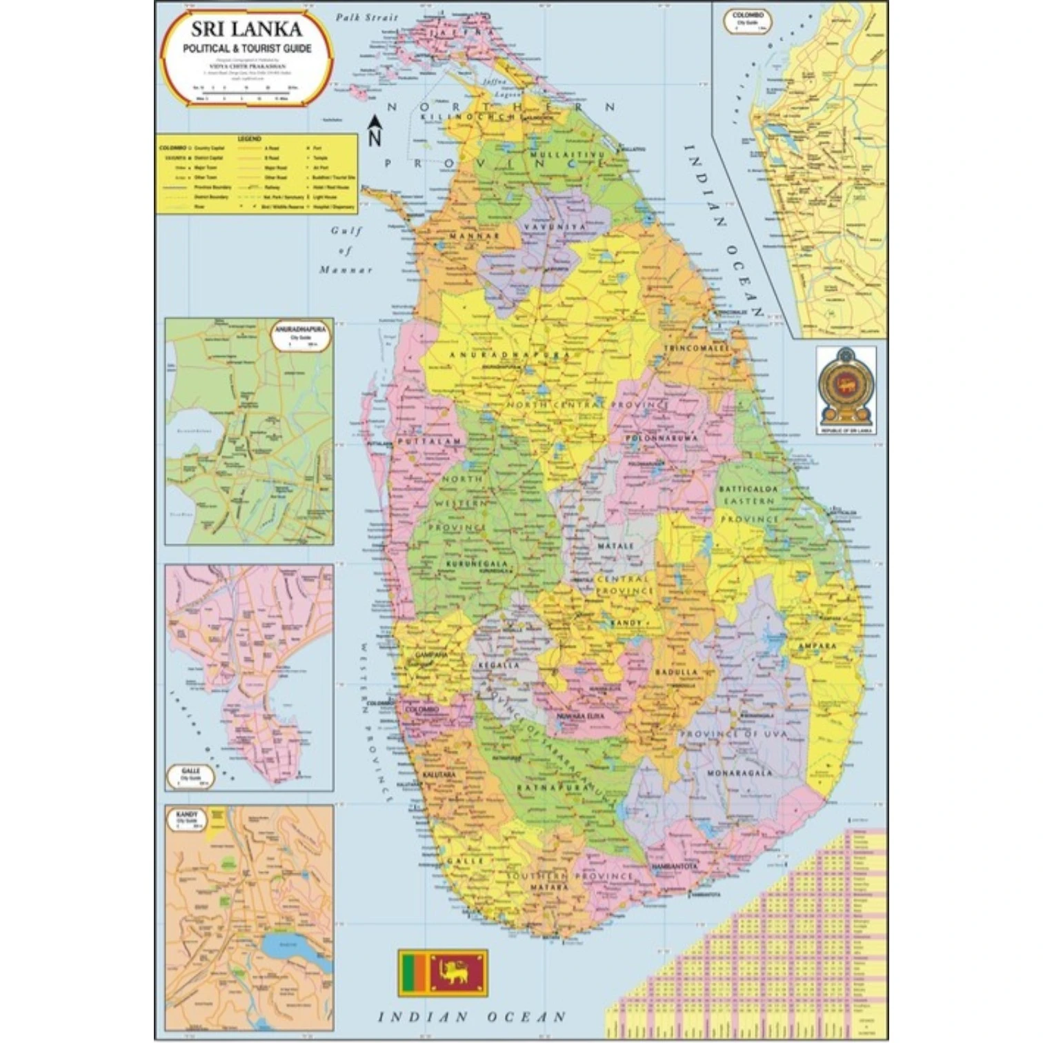 Maps of Srilanka