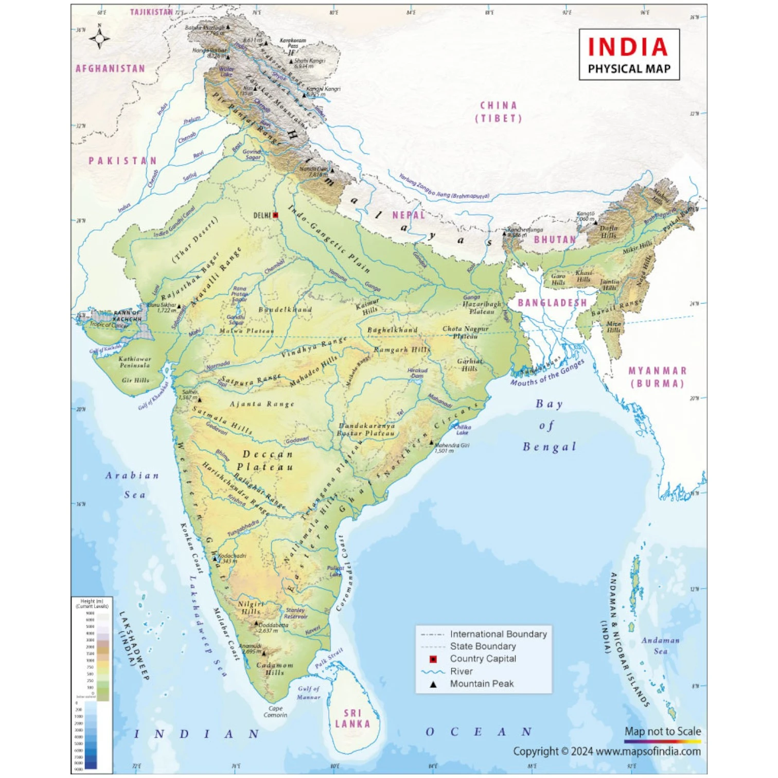 Maps of India