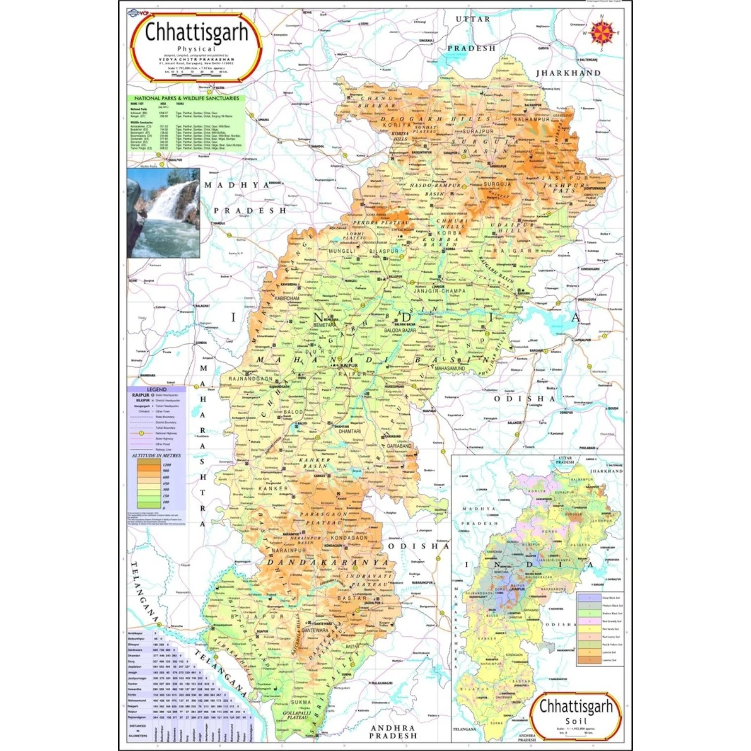Maps of Chhattisgarh