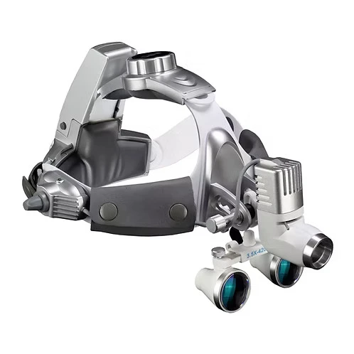 Surgical Headlight with Loupe (3.5x / 2.5x)
