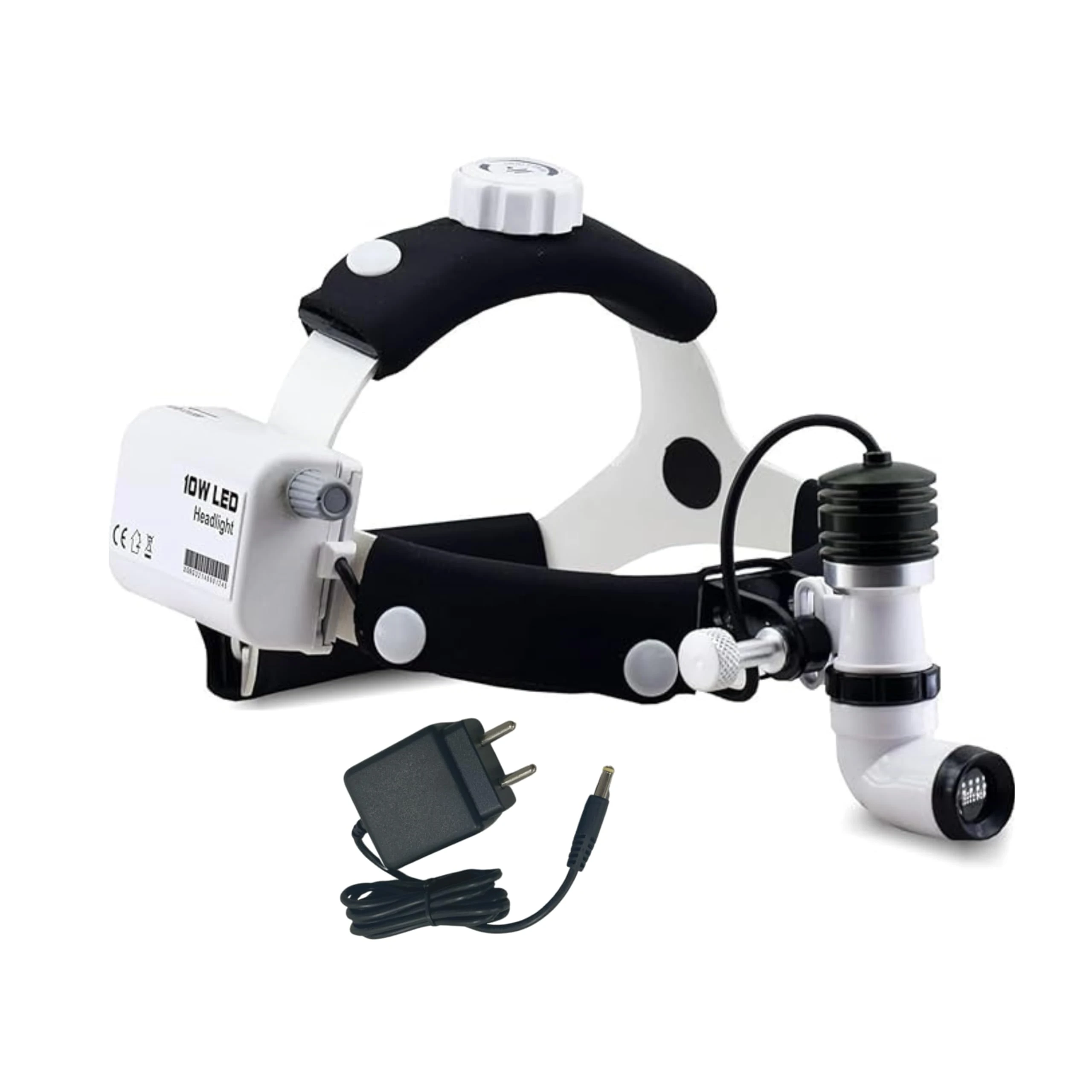 10W LED Headlight w/ FIXED Light Spot Size  & Single Battery