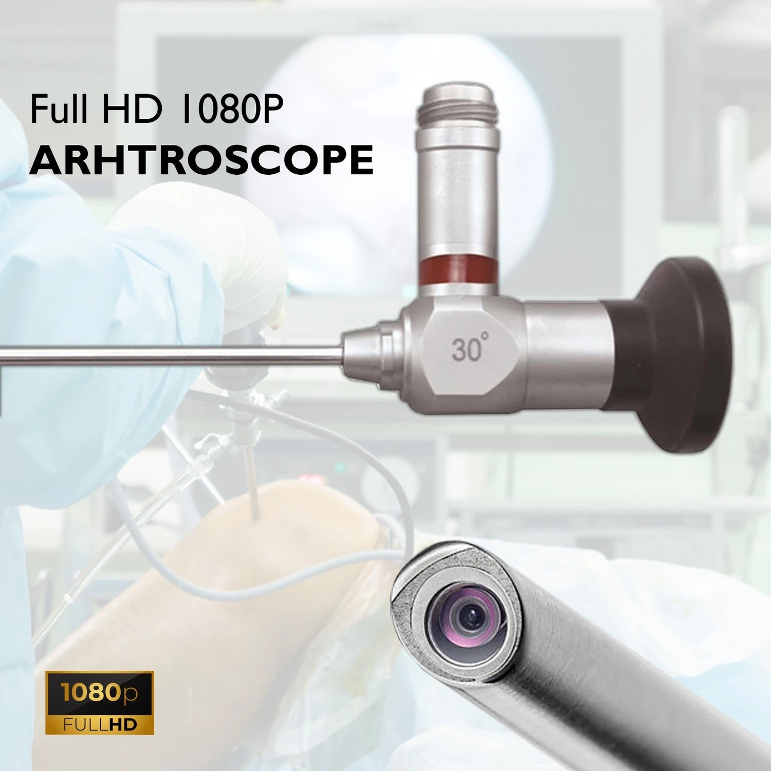 Full HD Arthroscope 4mm 30 Degree
