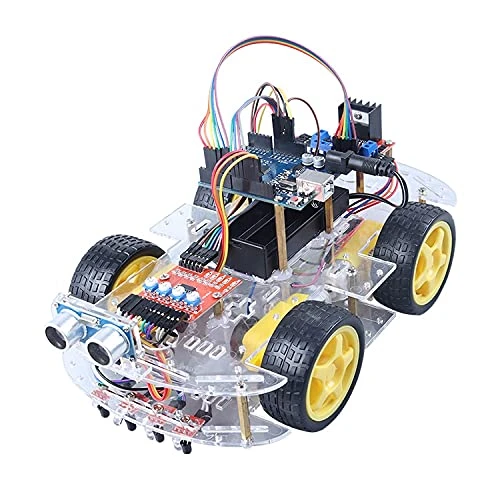 4WD Robot Car Chassis Kit with UNO R3 – Arduino DIY Robotics
