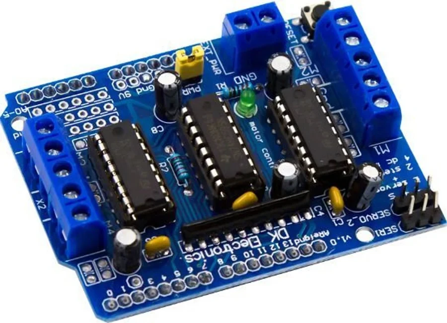 Motor Driver Servo Shield for Arduino – DC & Stepper Control