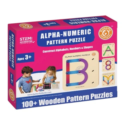 Wooden ABC & Number Puzzle