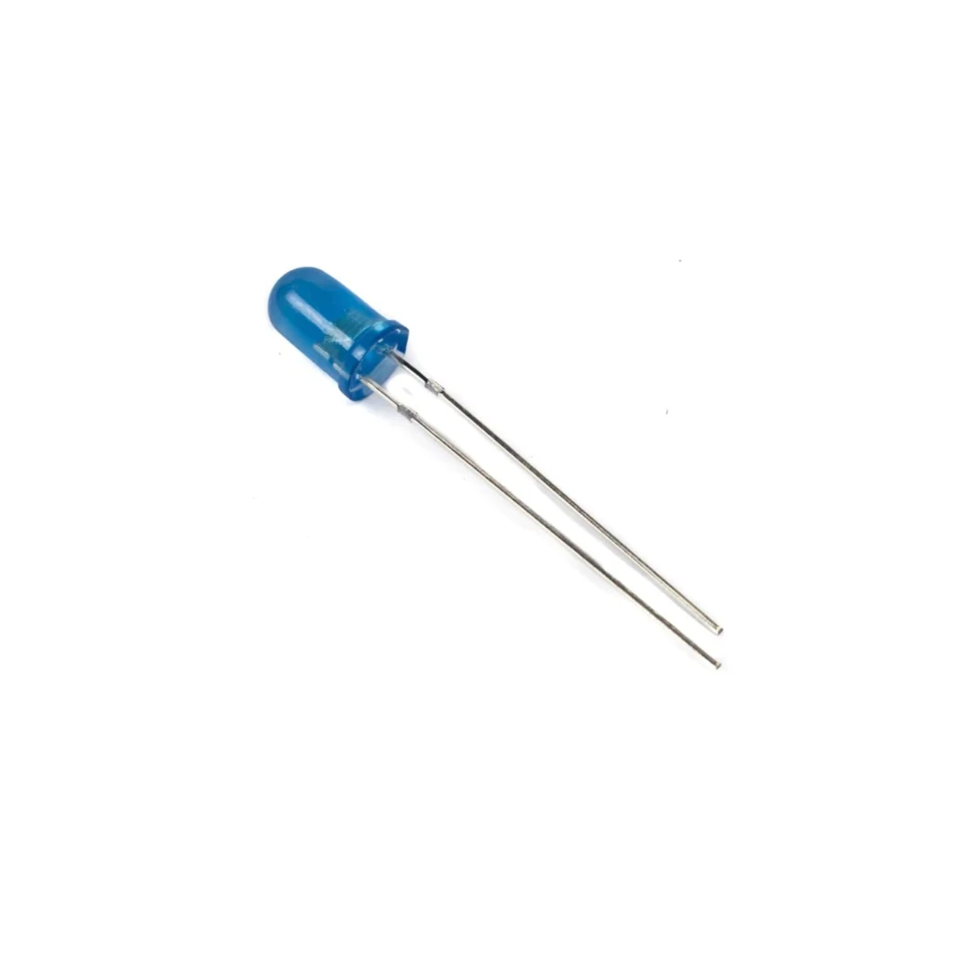 3V 5MM Blue LED Indicator With and without Wire 20cm 50pcs