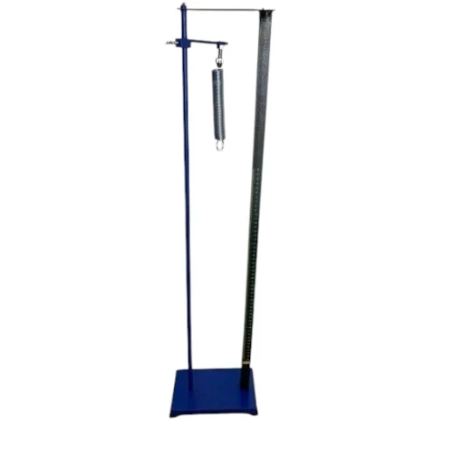 Helical spring apparatus with weights
