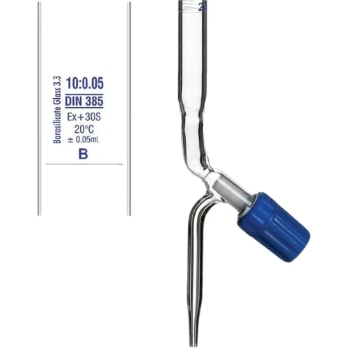 Teflon Stopcock Burette with Screen Printing