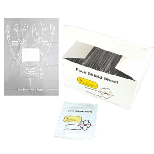 CPR Face Shields Pack of 50 Pcs.